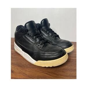 Air Jordan 3 Retro Cyber Monday Black Sneaker Streetwear No Insoles Men's sz 8.5